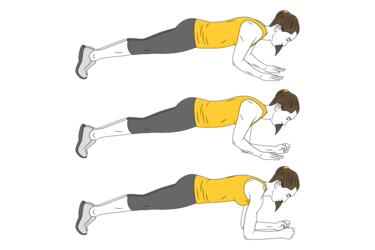 Plancha y flexión de brazos - Entrenamientos y ejercicios